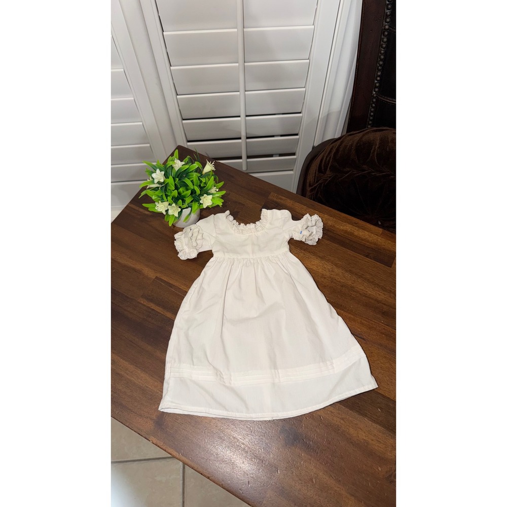 Pleasant Company Felicity White Summer Dress American Girl Doll